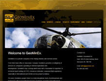 Tablet Screenshot of geominex.com